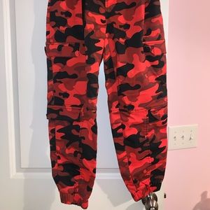Red Camo Joggers